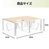 RekiLife Hamster House, Clear, Transparent, Hideaway/Play Area for Small Animals, 28 x 21 x 11 cm