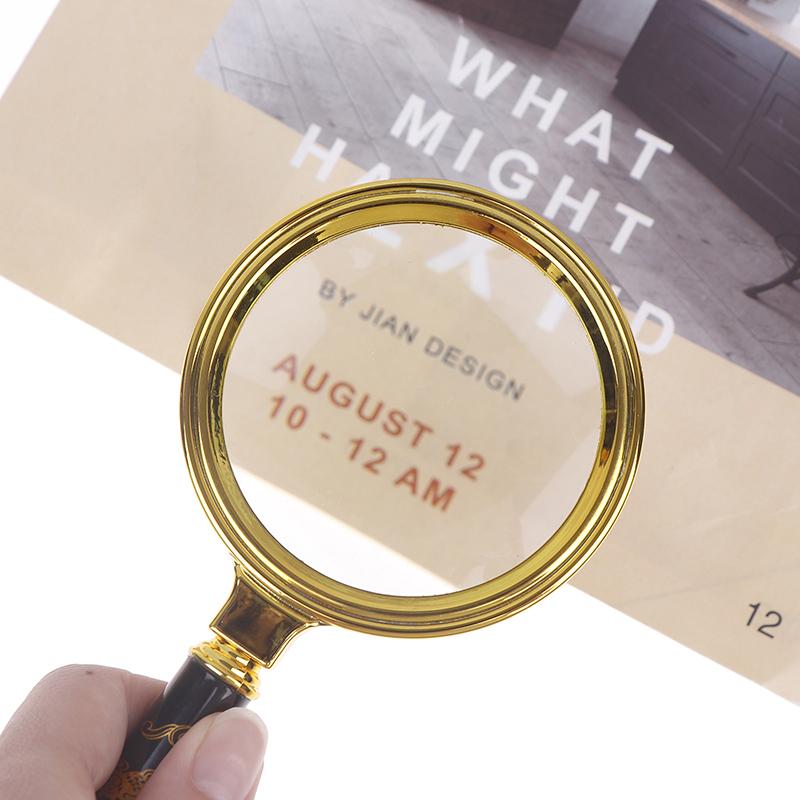 

1 Piece 60/70/80Mm Magnifying Glass 6X 7X 8X Handheld Magnifier With Handle For Home Learning Reading And Fault Finding 60MM