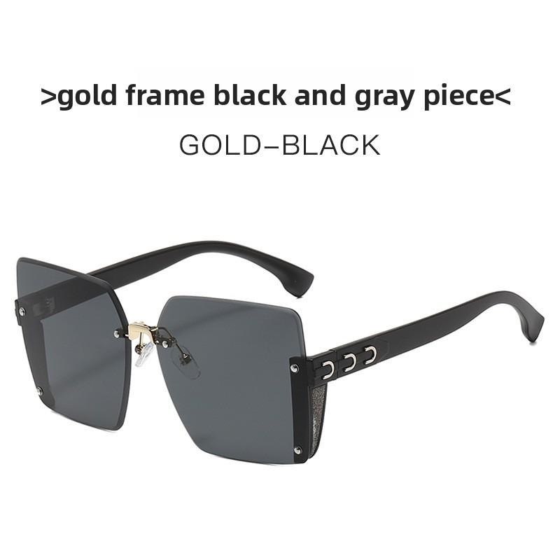

Minimalist Unisex Square Sunglasses With Antiuv Pc Lenses For Everyday Style BlackFrameBlackGray