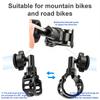 Cycling Flashlight Stand 360 Rotating Bicycles Flashlight Mount Universals Bike Handlebars Light Holder for Mountain Bike