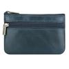Women's Leather Coin Purse & Card Holder - Crazy Horse Leather Zippered Key Bag, Wear-Resistant Backpack Coin Storage