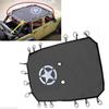 for 2007-2015 2016 2017 2018 Jeep Wrangler JK 4 Door Sun Shade Eclipse Top Cover Star Roof Mesh Provides UV Protection Cover