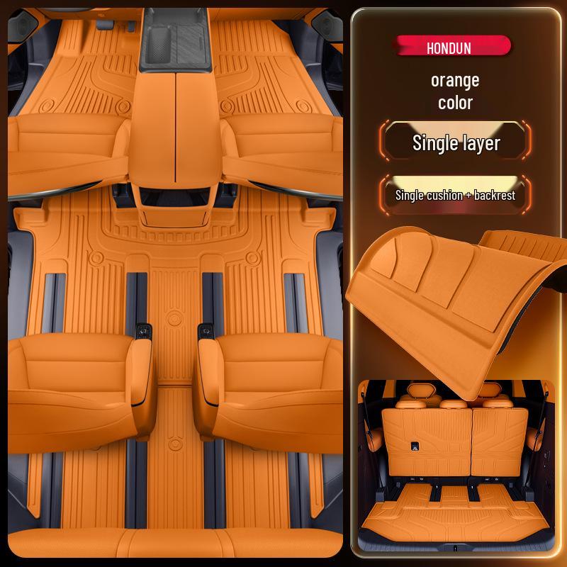 Compatible Carpet Mats for WEY Gaoshan 7-Seater TPE2025 Interior Modification