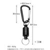 Set of 3 Fishing Tackle Magnet Releasers with Carabiner and Hooks, Super Strong Magnets