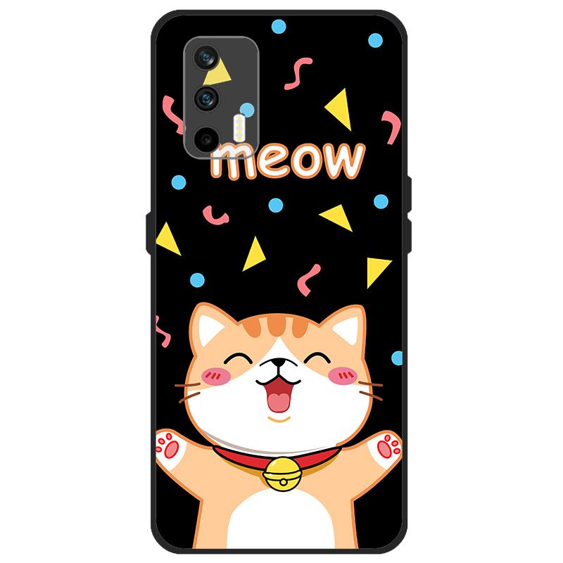 Funda Para Realme GT 5G Funda RMX2202 Cubierta Trasera de Silicona Suave Para OPPO Realme GT 5G 6.43 pulgadas Dibujos Animados TPU Parachoques de Teléfono Bolsas Estuche
