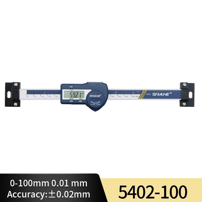SHAHE 100 mm Stainless Steel Horizontal Linear Scale Type Digital Caliper LCD Display 5402-100