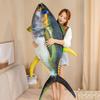 Non-Toxic Giant Simulation Tuna Fish Plush Toy Stuffed Soft Animal Fish Plush Pillow Cute Sofa Pillow Cushion Gift Home Decor