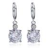 Zircon Crystal Earring Necklace Set Of Modern Style Brewer Round