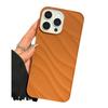 The Cool Corrugated Shell Is Suitable for IPhone16pro Max Mobile Phone Case Solid Color Apple 16/14/13 Simple Style
