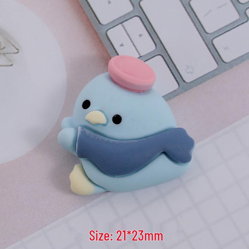 Cartoon Animal DIY Resin Stickers: Phone Case, Hair Clip, Crocs, Toy Car Decor.
