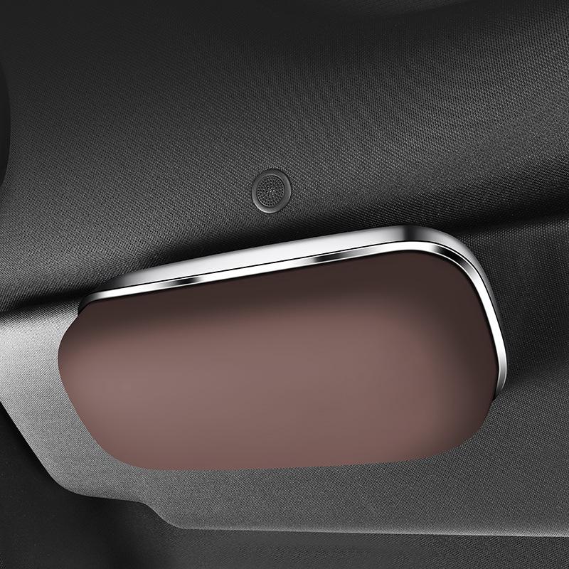 Sun Visor Clip-On Sunglasses and Card Holder for Cars