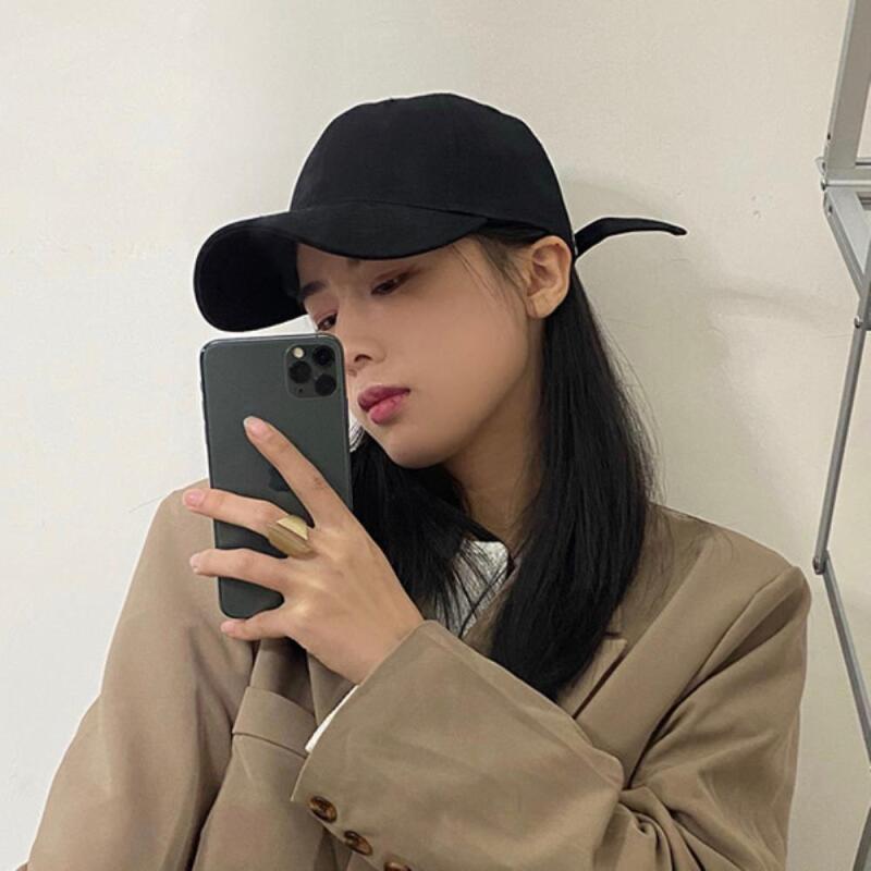 Men s and Women s Couple Summer Daily Look Baseball Cap C4589_Black