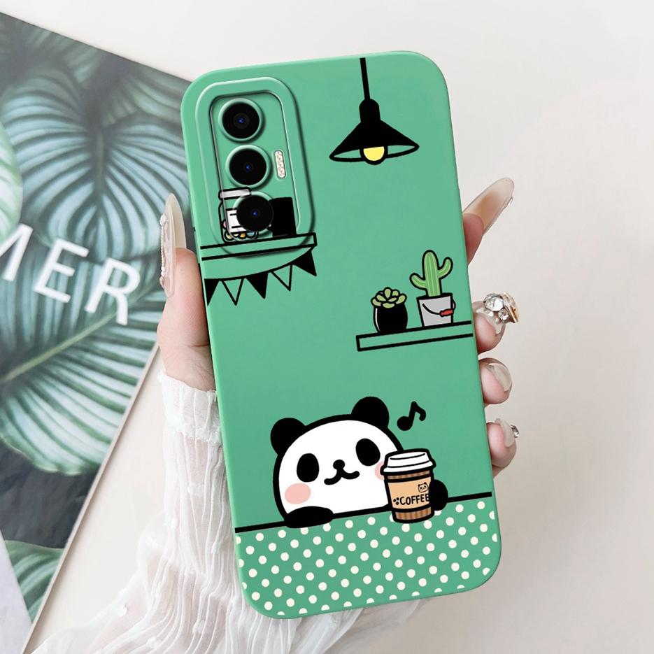 For Tecno Pova 3 Case LF7n Stylish Candy Panted Cover Shockproof Phone Case For Tecno Pova 3 Pova3 Soft Fundas 6.9'' Matte Coque
