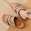 Classic Fashion New Men's Monk Strap Outdoor Cork Slippers Male Summer Open Toe Sandals Chanclas De Hombre