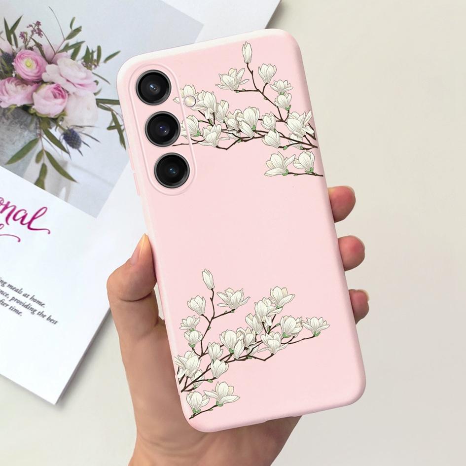 For Samsung Galaxy A25 2023 Case SM-A256B Cover Popular Flower Cartoon Soft Silicone Funda For Samsung A35 A25 5G A 25 Protector
