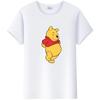 Cute Summer Blouses White Tees Harajuku Tshirt Gothic Clothes Tops Cartoon Pooh Tigger Graphic T-shirt Unisex