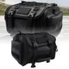 Motorcycle Tail Luggage Bag 20L-30L Expandable Multi Pockets Motorbike Trunk Storage Bag with Rain Cover and 4 Mounting Straps