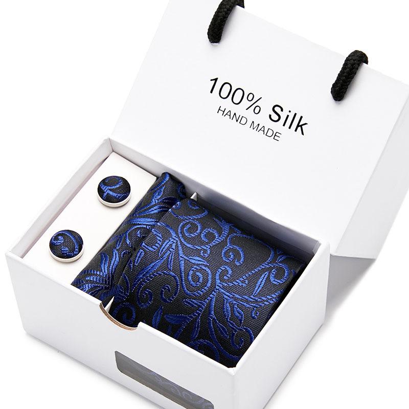 

Деловой галстук Мужской галстучный набор Принтованный галстук для работы