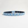 Stylish Double Eyelet Belt for Women Star Grommet Ideal for School and Outdoor Activity