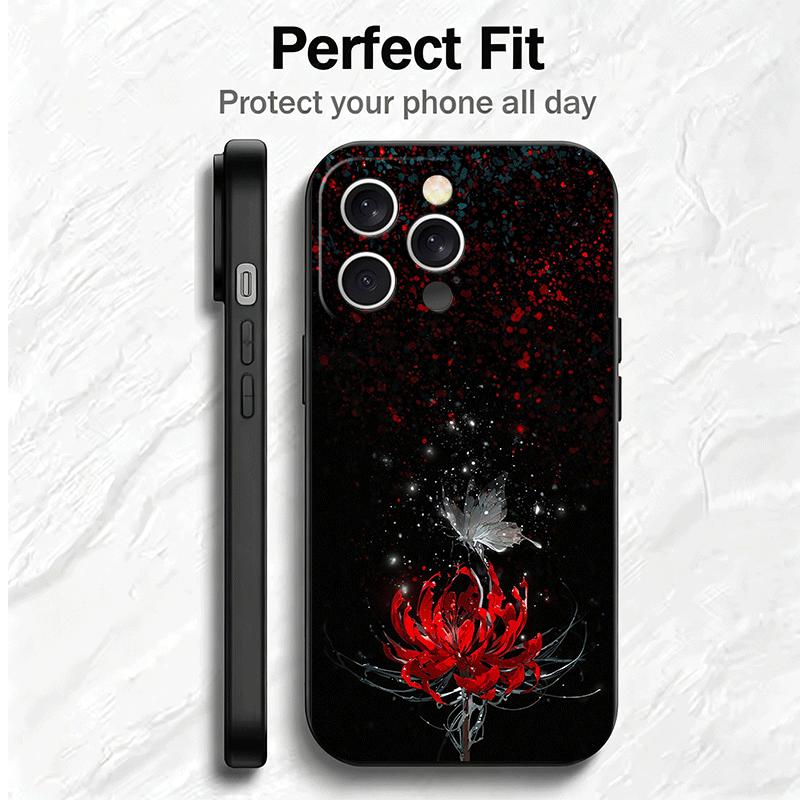 Heaven Official's Blessing Anime Soft Phone Case for iPhone 16 16E 17 Air 15 Pro Max 14 Plus 13 Mini 11 12 7 Black Cover Back Sh