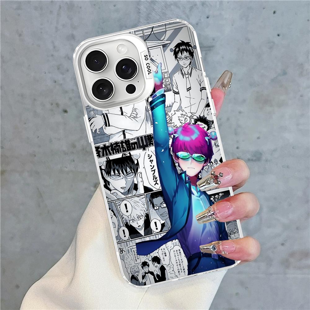 Saiki Kusuo No Psi Nan Phone Case For IPhone 16 15 14 13 12 11 Pro Max X XR XSMAX 8 7 Plus Matte Shockproof Back Cover