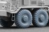 Scale Tractor Wheel Set Plastic Model Parts SCXWM72005S Scale-X 1/72 MAZ-537 I-170 Weight-Deforming (9 Pieces) (for Trumpeter/Takom) (Military