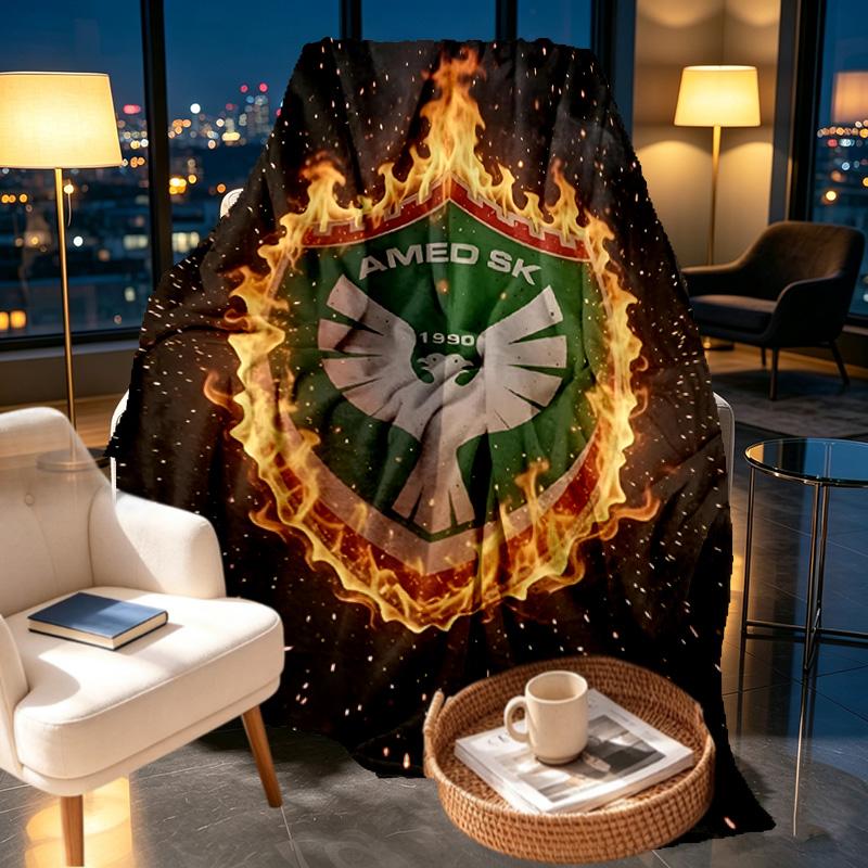Amed SK Print Blanket - Soft & Comfortable, for Bedroom, Travel, Sofa, Home Decoration - Birthday Christmas Gift for Friend