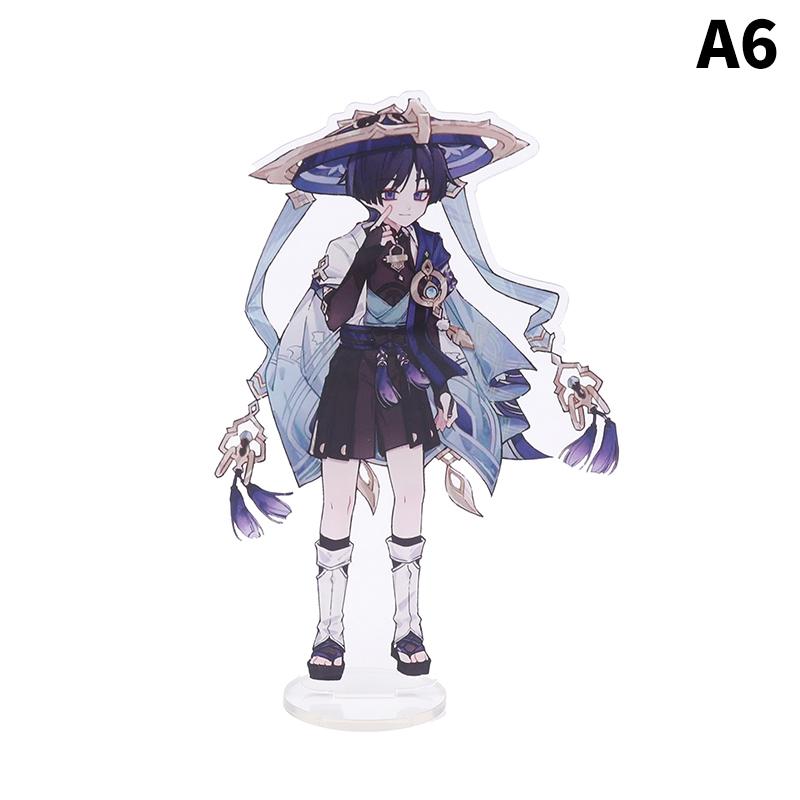 

Аніме-фігурка Genshin Impact The Wanderer Scaramouche Акрилова підставка Модельна пластина Підставка Знак Брелок Підвіска