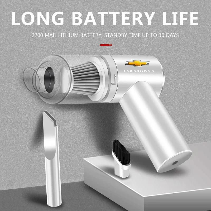 Car Vacuum Cleaner Mini Powerful Cleaning Machine Strong Suction Handheld For Chevrolet Cruze Aveo Captiva Lacetti Accessories