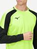 Mizuno PRO Field Long Soccer Size L Shirt, Sleeve, Moisture-Wicking, Quick-Drying, Wear, Neolime, (P2MA2506)