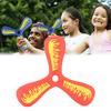 EVA Throw Catch Toy 3 Blade Flying Toy for Kids Outdoor ParentChild Interactive Game(Blue )