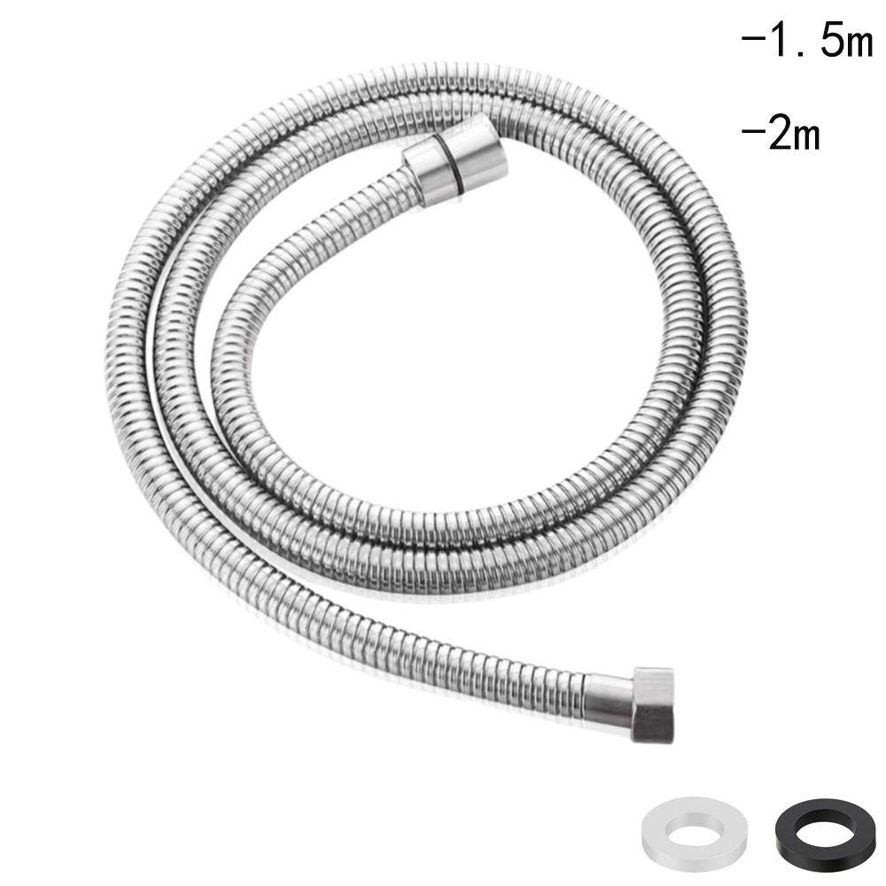 Large Bore Shower Head Hose Stainless Steel Shower Extension Tube High Pressure Shower Hose  Home