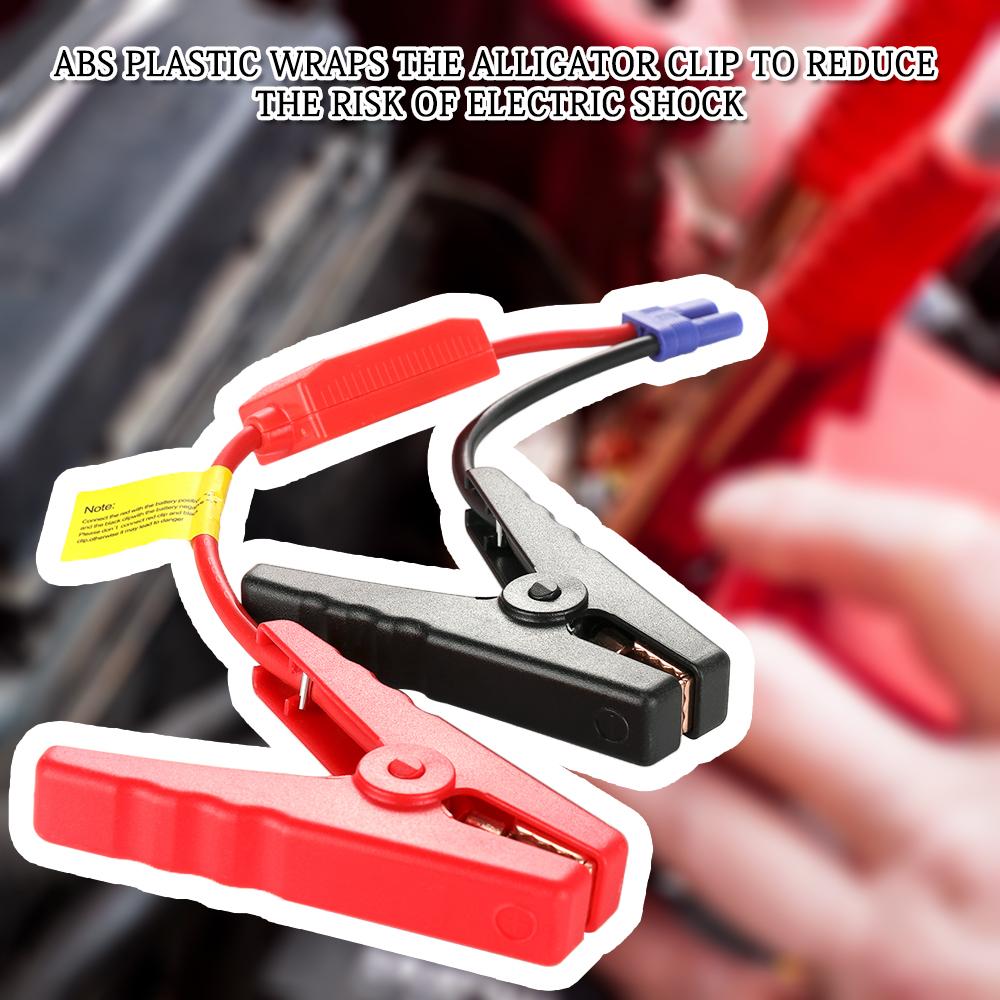 Battery Clip Starter Universal Car Emergency Jump Starter Cord with Clamp