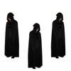 Cloak Cos Halloween Death Vampire Witch Robe Party Adult Children Black Cape