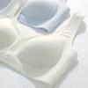 Seamless Bra Women's Soft Support Perforated Cup Underwear Thin Gathering Large Size Bra Full Cup Mesh Strapless Bra