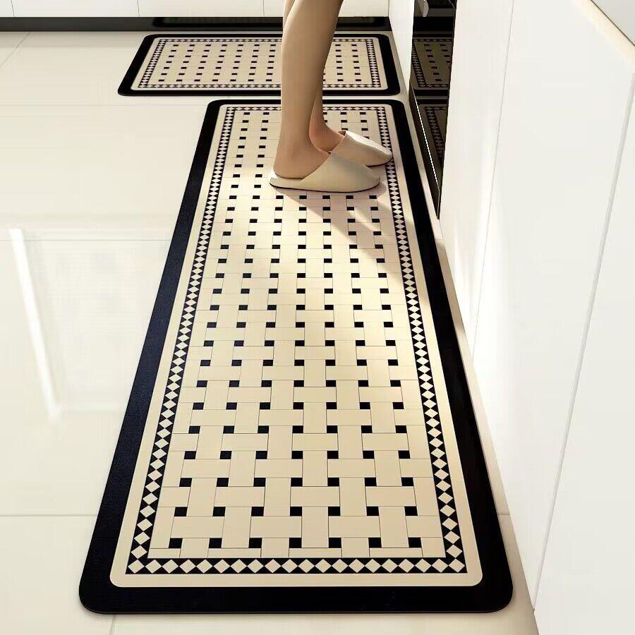 Luxury Diatom Mud Kitchen Mat - Water Absorbent, Non-slip, Oil Absorbing, Dirt-Resistant Floor Mat for Kitchen & Entrance