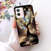 For Vivo Y33s 5G Clear Case Aesthetic Luxury Cute Cat Fashion Butterfly Funny Painted Casing For Vivo V2166A