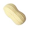 Textured Surface Peanut Dog Chew Toy Tpr Teething Chew Toy Squeaky Dog Toy  Daily Dog Play
