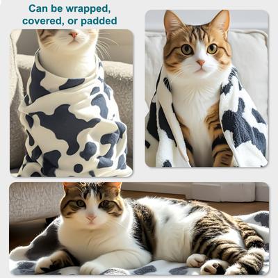 Cat Fixed Cloth Cat Grooming Soft Restraint Bag For Nail Clipping Injections Anti Escape Anti Bite Pet Self-Adhesive Wrap