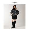 Women's Double-Faced Wool Blend Lapel Cocoon Coat