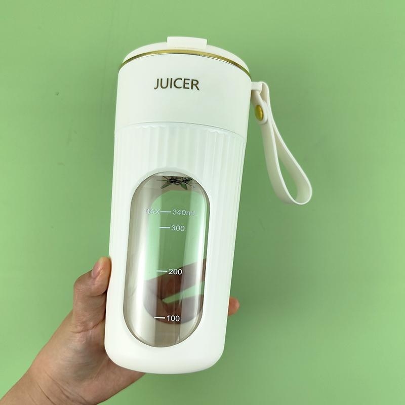 Small household juicer, USB charging, multi-functional juicer, mini portable fresh juice blender, stainless steel blade