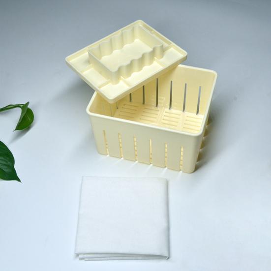 1 szett Tofu présforma Könnyen mosható barkács műanyag, erős szójabab túró formakészítő szerszám Konyhai kellékek