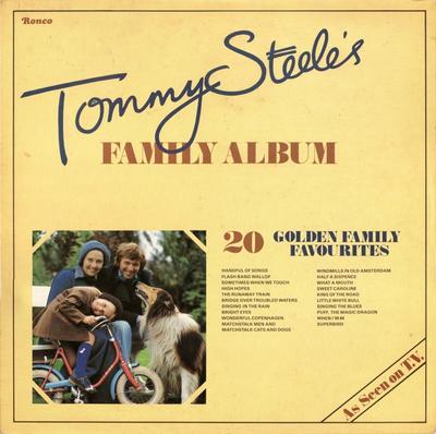 LP Record TOMMY STEELE - Tommy Steele's Family Album RTD2041 Ronco 1979 UK Pop Used