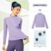 Camel Quick-Dry Half-Zip Long Sleeve Base Layer T-Shirt