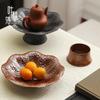Ceramic Lotus Leaf Strainer Fruit Plate