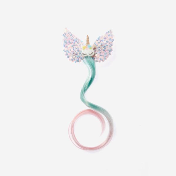 

Заколка-перемычка для волос с пайетками Unicorn, HR BPM03-1010100573