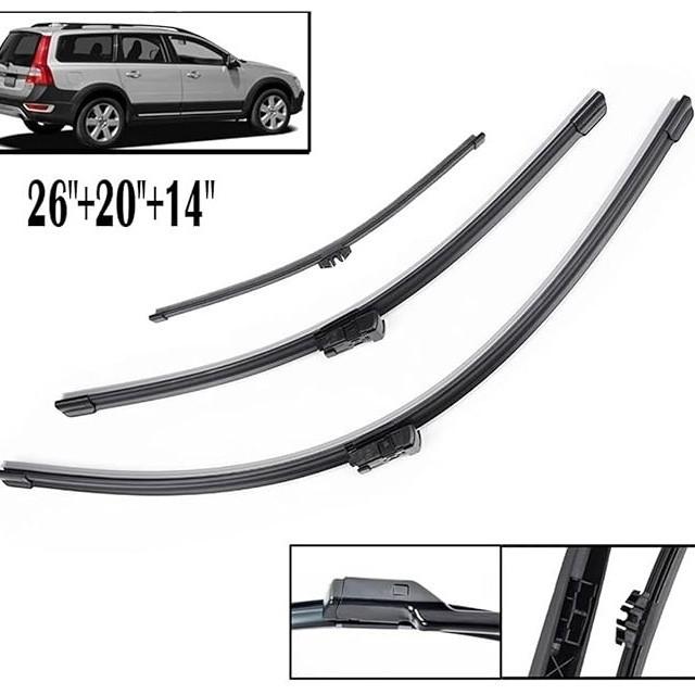 For Volvo XC70 2007-2016 26 + 20 + 14 Car Windshield Wipers Wipers