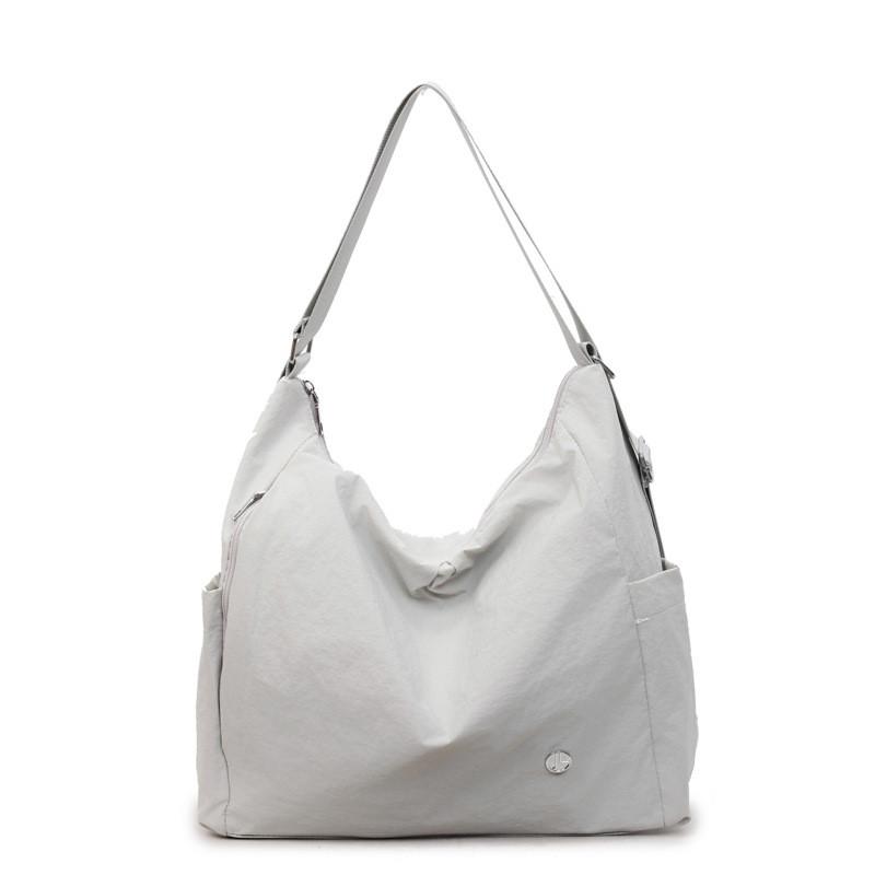 Borsa a Tote in Nylon da Donna con Chiusura a Zip e Grande Capacità per l'Uso Quotidiano