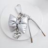 Stylish Heart Bowknot Keychain Pendant Suitable for Women's Handbags Phone Case Purses Adding Style to Your Accessories