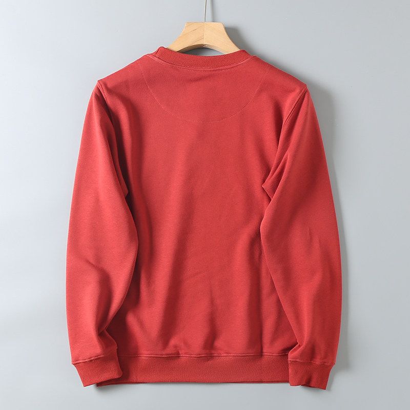 Hk Order! American-Style Casual Retro Trendy Printed Unisex Loose Round-Neck Pullover Long-Sleeve Terry Cotton Sweatshirt